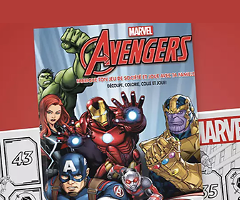 Avengers- le jeu de société Avengers gratuit à imprimer