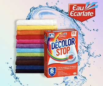 Échantillons gratuits de lingettes Décolor Stop