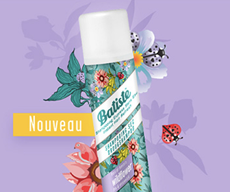 Lucette offre 100 shampoings secs Batiste Wildflower gratuits