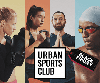 Black Friday - 1 mois gratuit avec Urban Sports Club