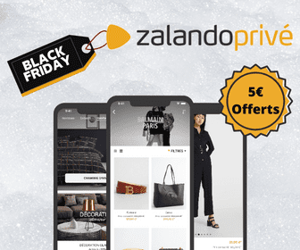 Black Friday - 5€ de réduction dès 50€ d'achat sur Zalando Privé