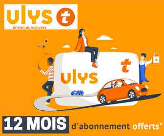 12 mois d'abonnement télépéage offerts avec Ulys