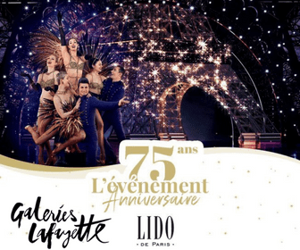 Show gratuit du Lido aux Galeries Lafayette des Champs-Élysées