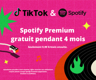 Spotify Premium gratuit pendant 4 mois via TikTok