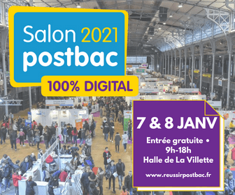Entrée gratuite au Salon Postbac 2022 les 7&8 Janvier
